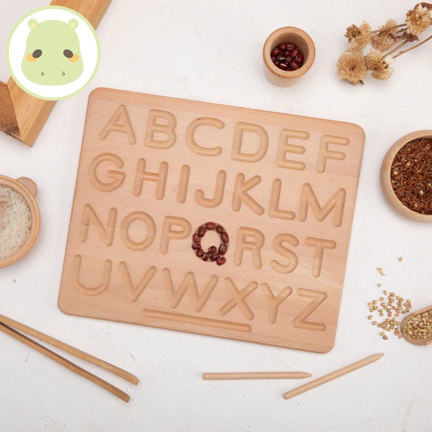 Alphabet & Numbers Groove Boards