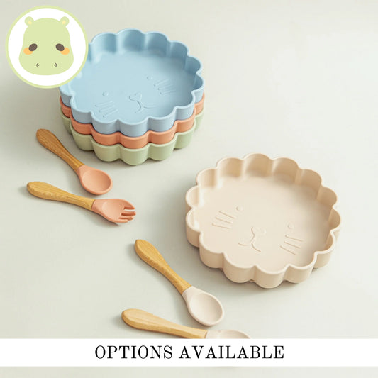 Plate & Cutlery Set - Lion