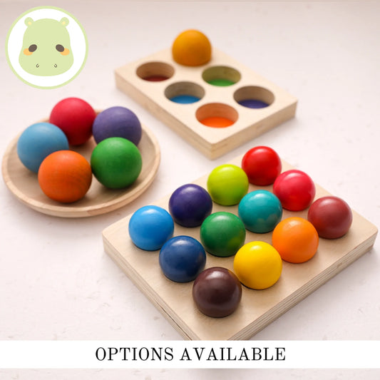 Rainbow Nesting Ball Set