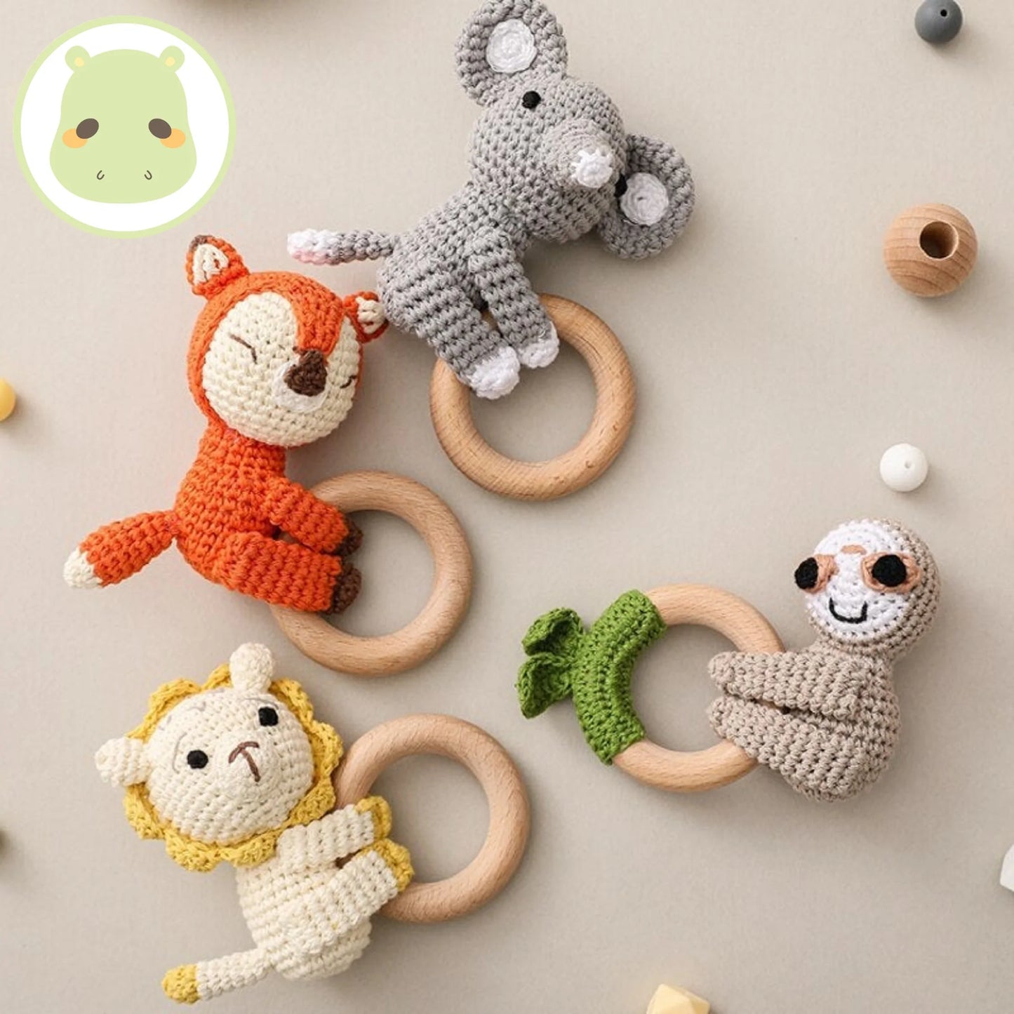 Swing Free Crochet Rattle