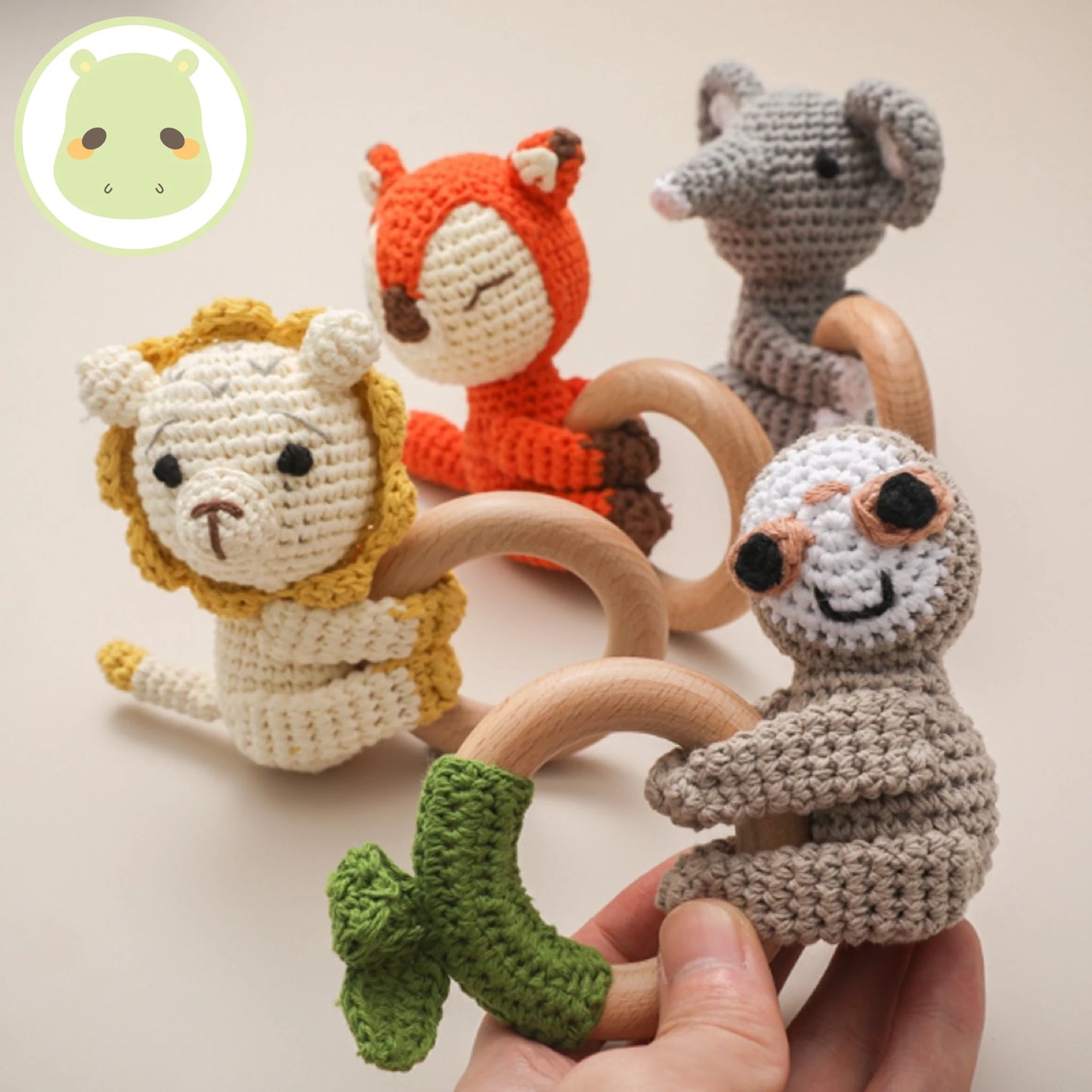 Swing Free Crochet Rattle